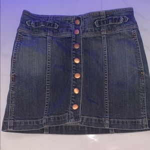 vintage gap jean skirt